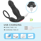 Anal Pleasure - Thrusting P-Spot Massager #250009